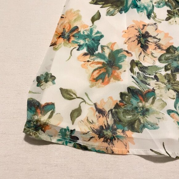 Forever 21 Contemporary Floral Dress Womens Size Large - Picture 6 of 16